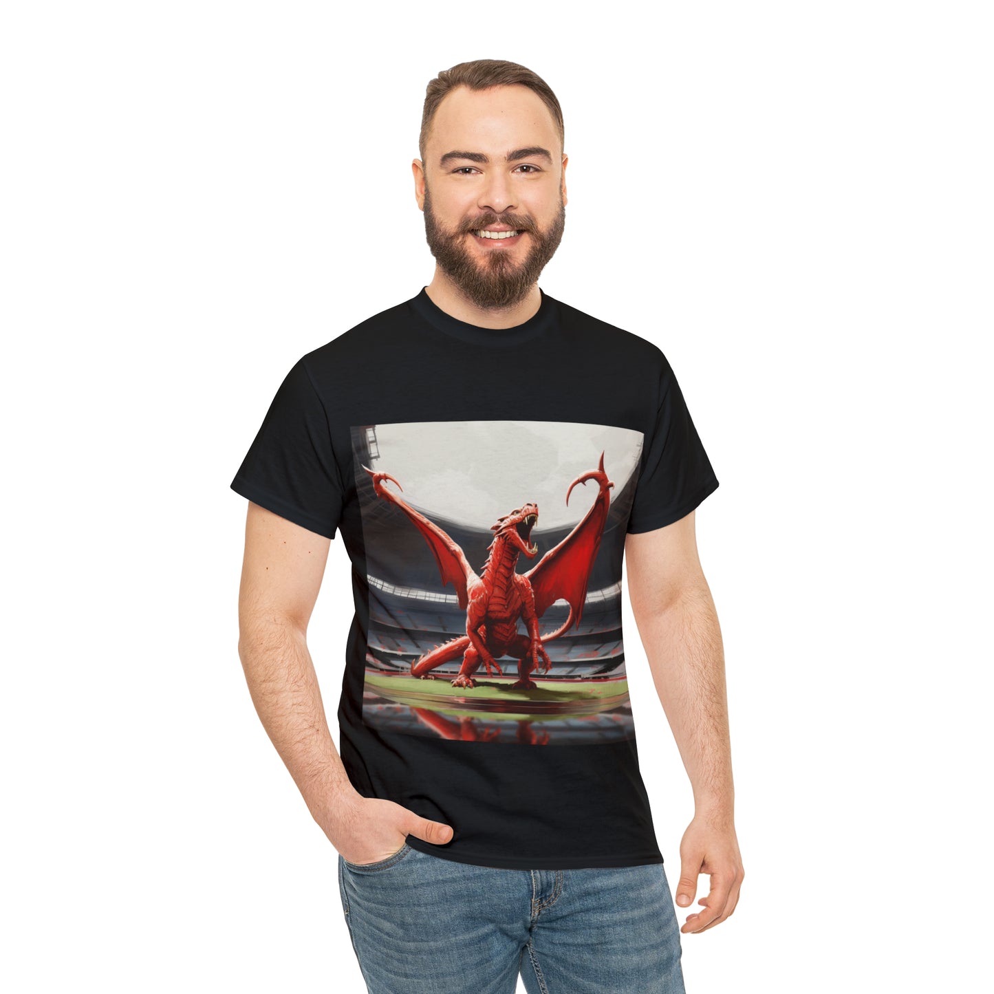 Welsh Dragon - dark shirts