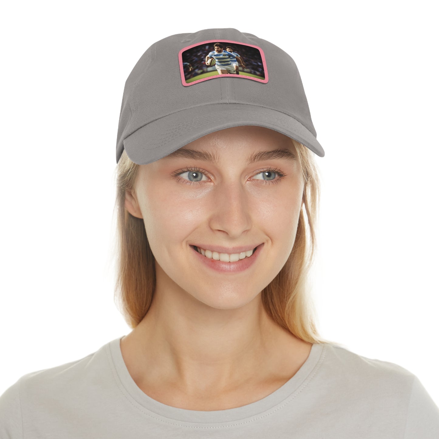 Rugby Messi Rectangle Leather Patch Hat
