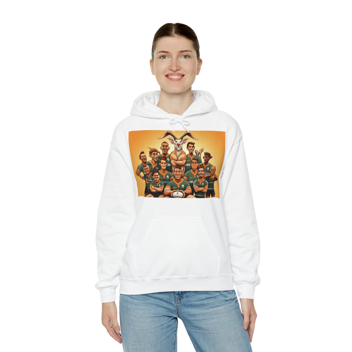 Springboks Team Photo - light hoodies