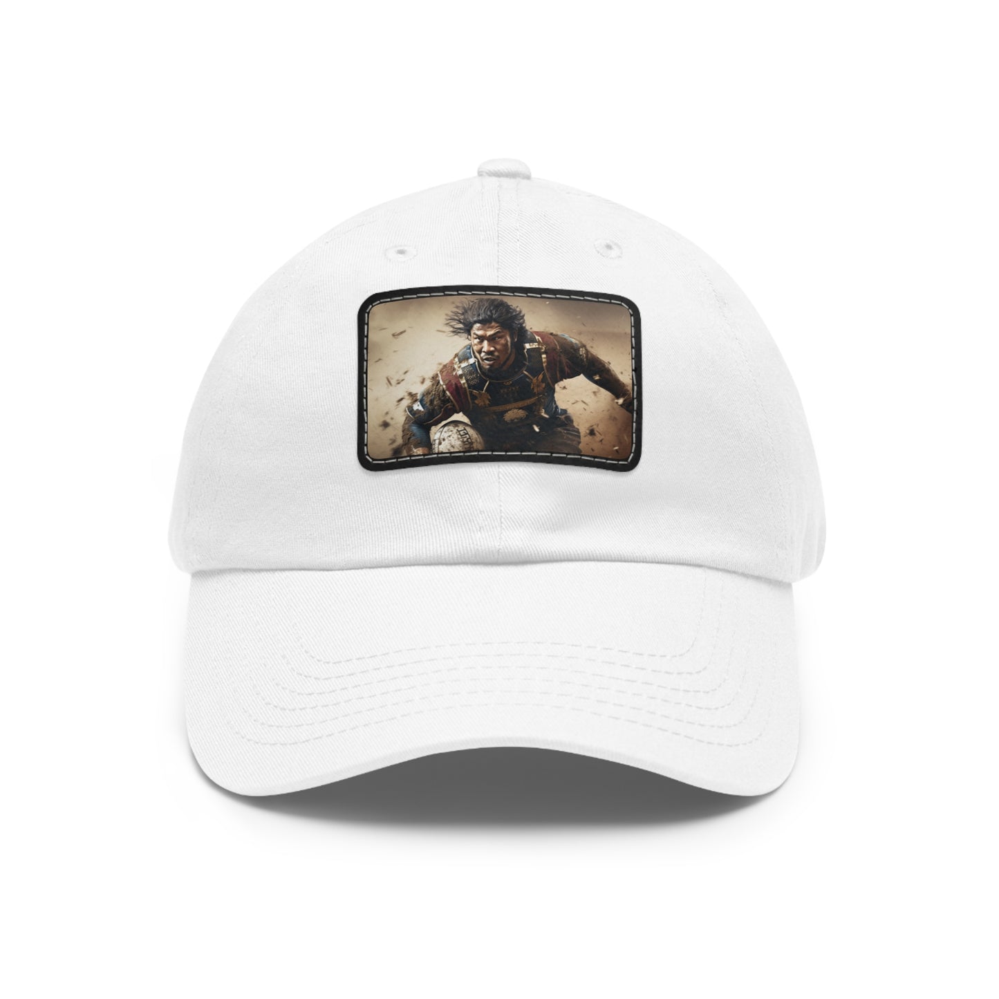 Samurai Rectangle Leather Patch Hat