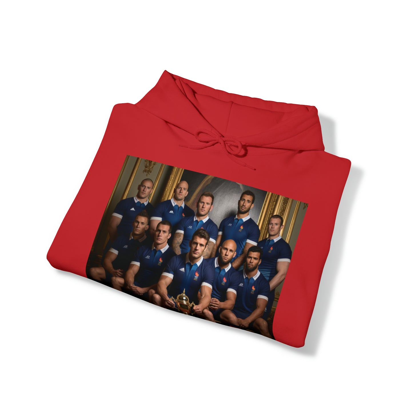 France World Cup Photoshoot - dark hoodies