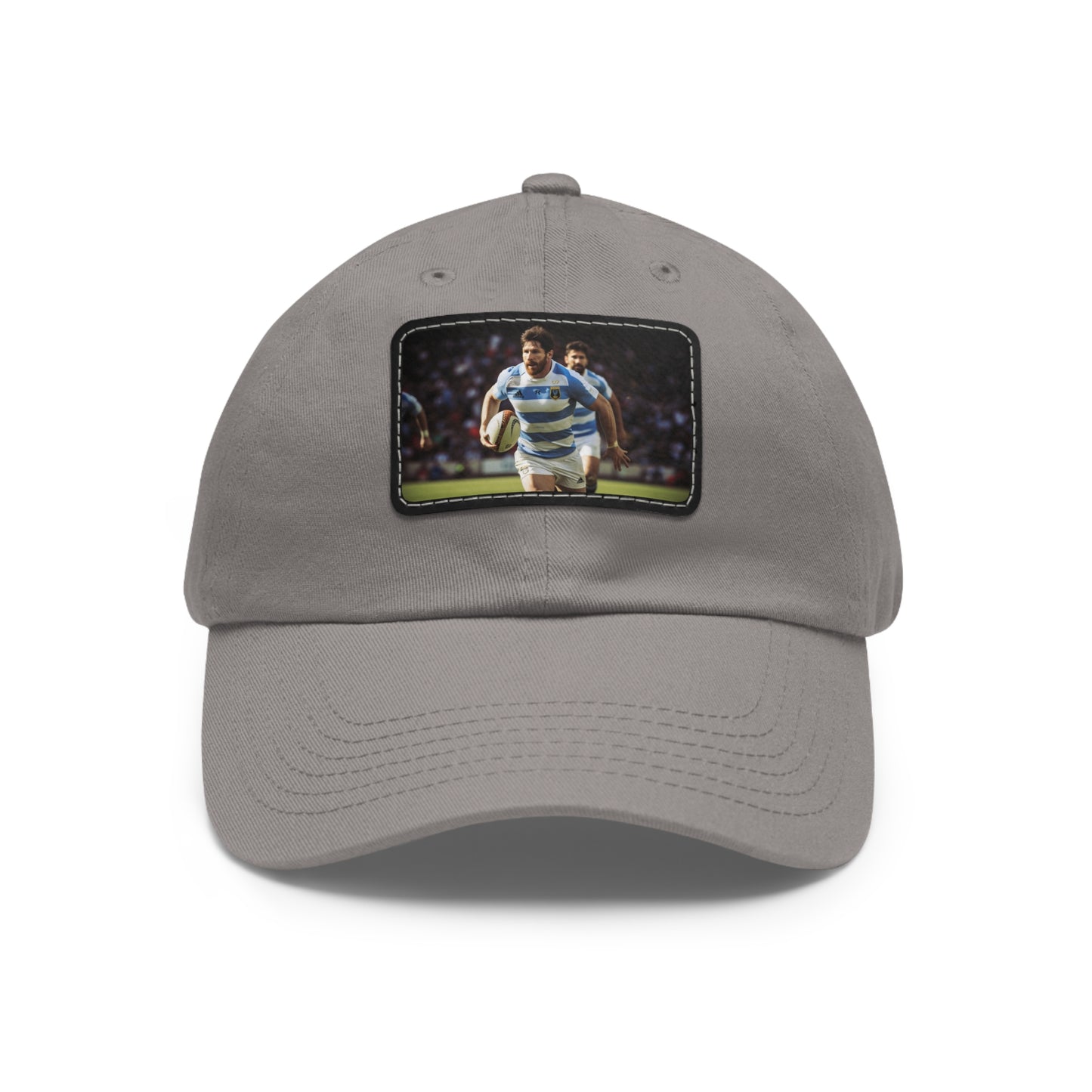 Rugby Messi Rectangle Leather Patch Hat