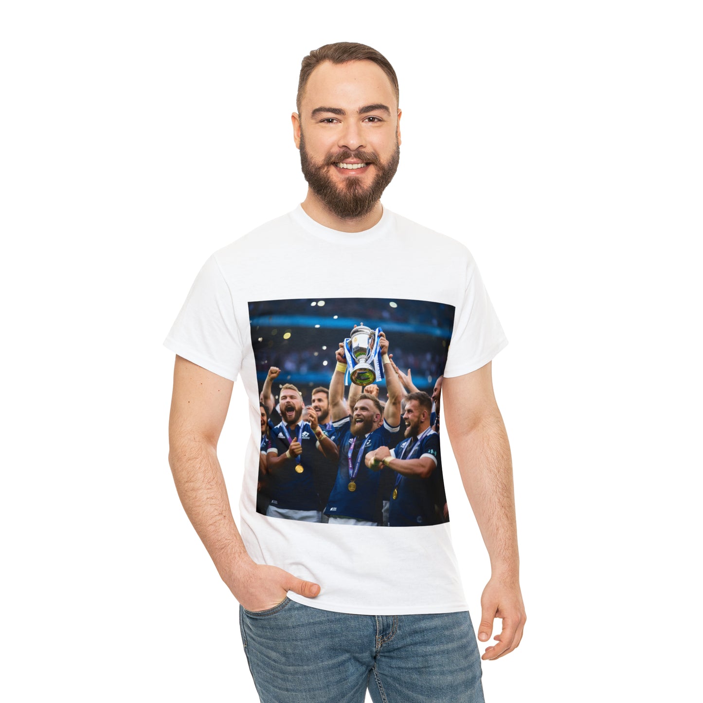 Scotland Winning RWC - light shirts