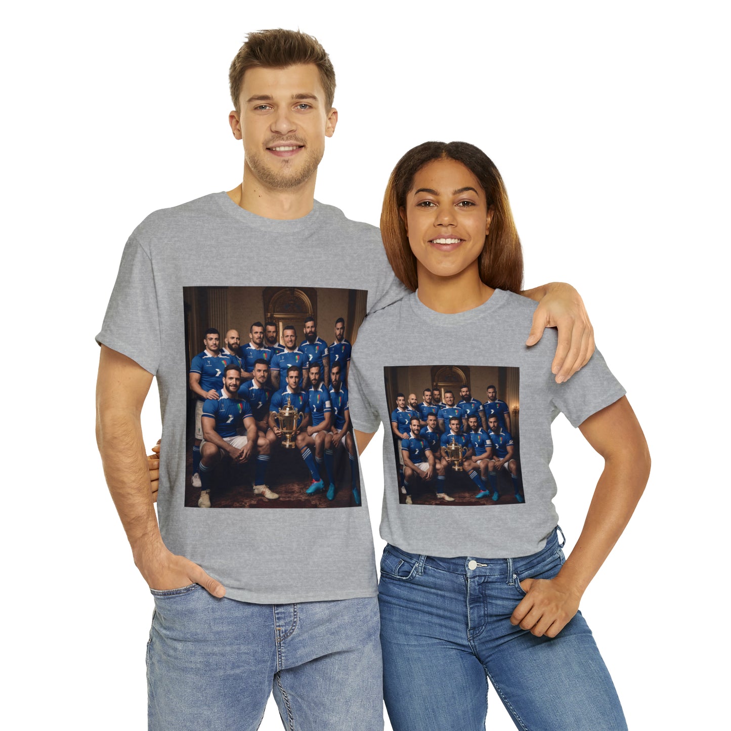 Italy World Cup photoshoot - light shirts