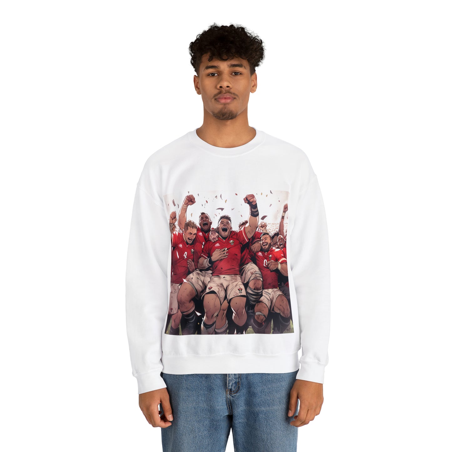 Wales Celebrating - light sweatshirts
