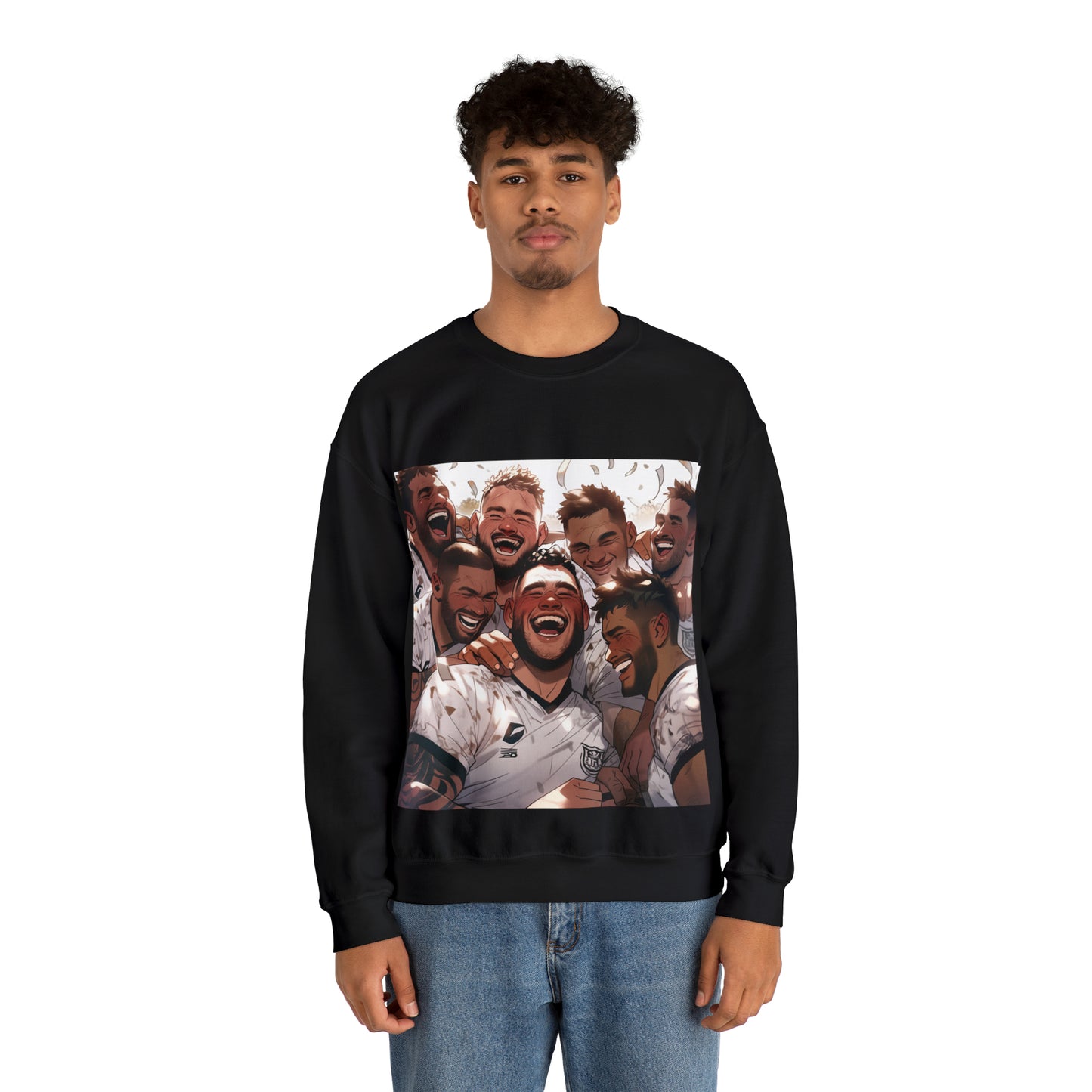 Happy Fiji - black sweatshirt