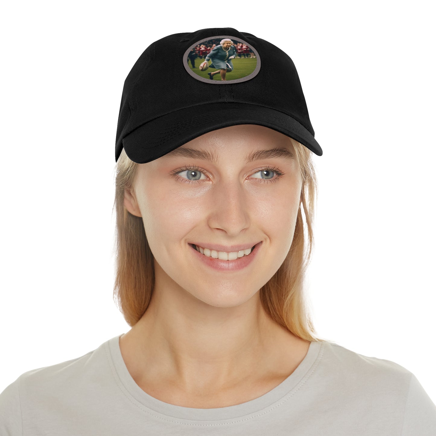 Queen Elizabeth Round Patch hat
