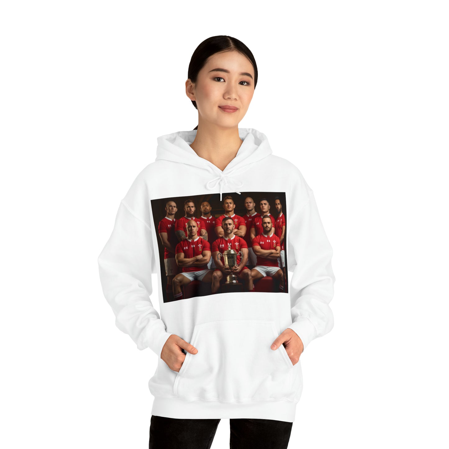 Wales RWC Photoshoot - light hoodies