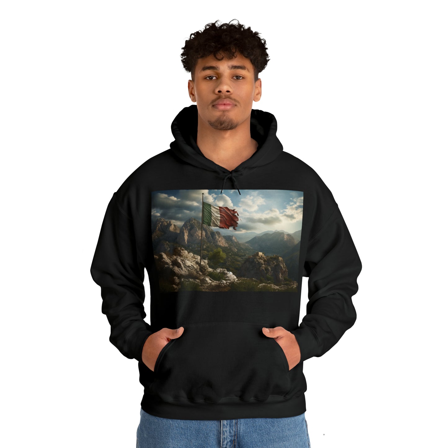 Italy Flag - dark hoodies