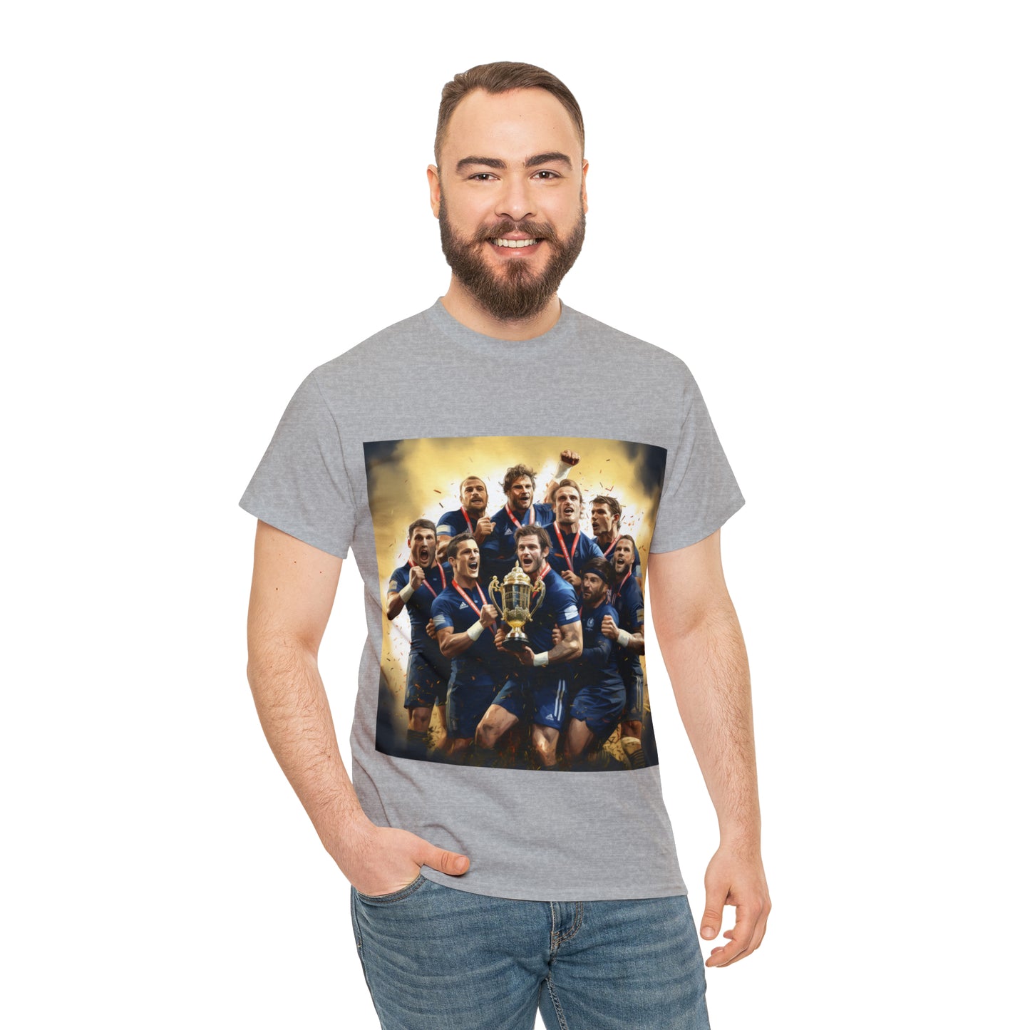 France Winning RWC 2023 - light shirts