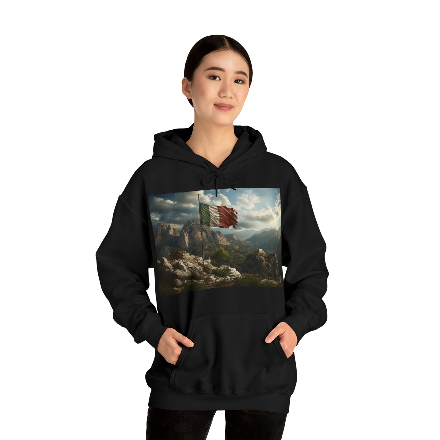 Italy Flag - dark hoodies