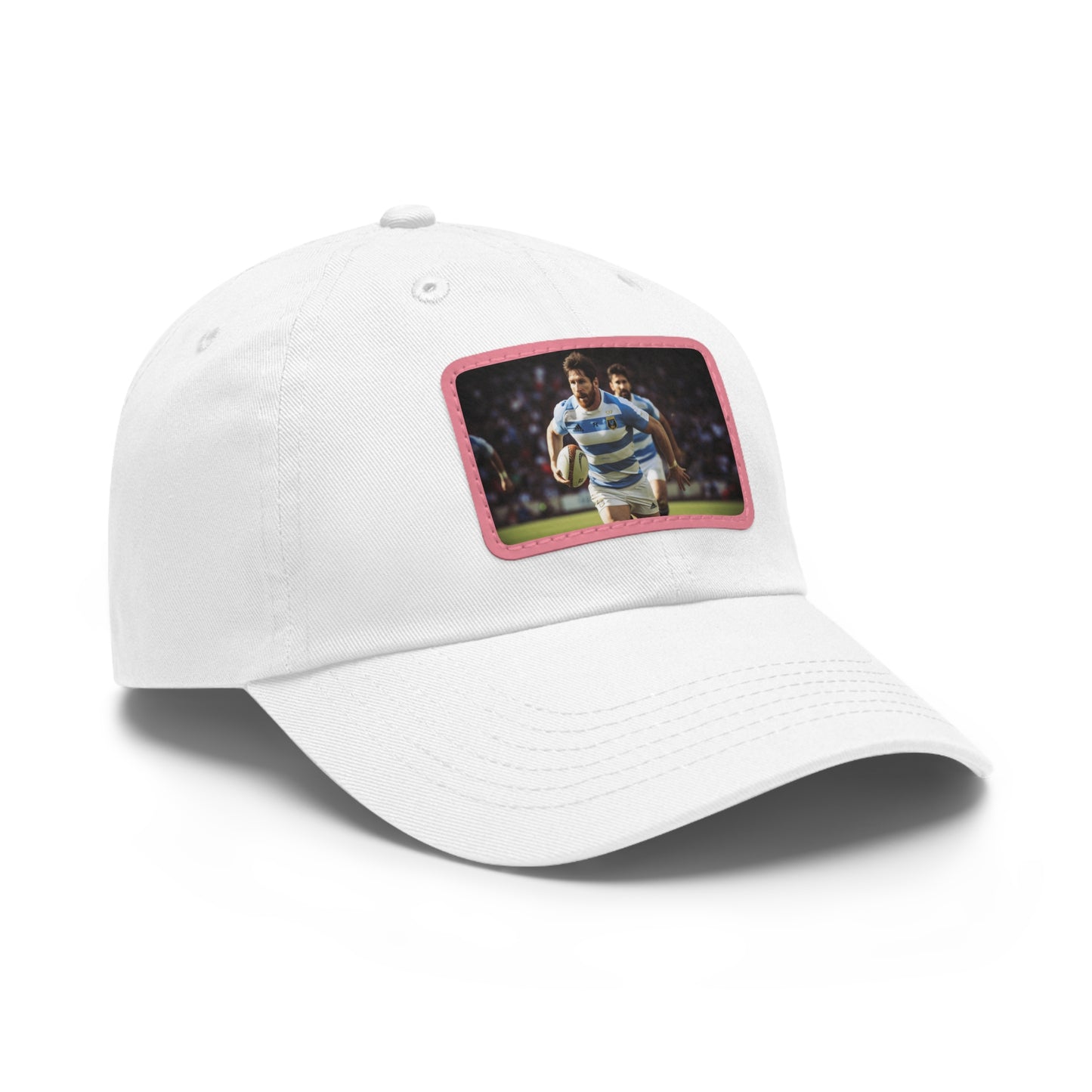 Rugby Messi Rectangle Leather Patch Hat