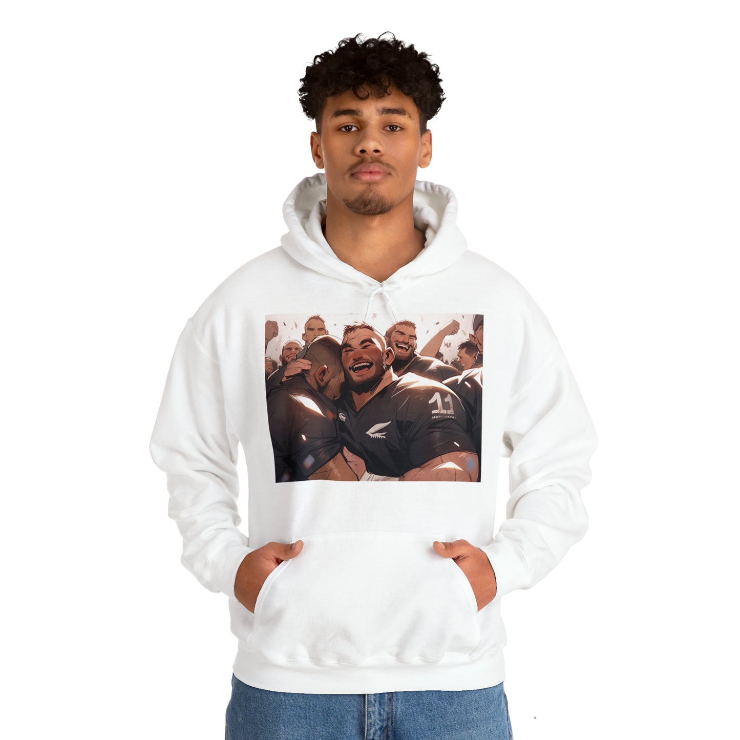 All Blacks Celebrating - light hoodies
