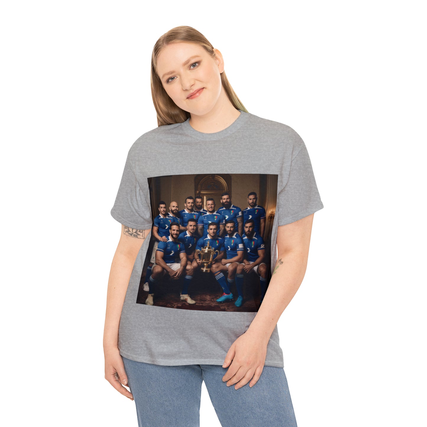 Italy World Cup photoshoot - light shirts