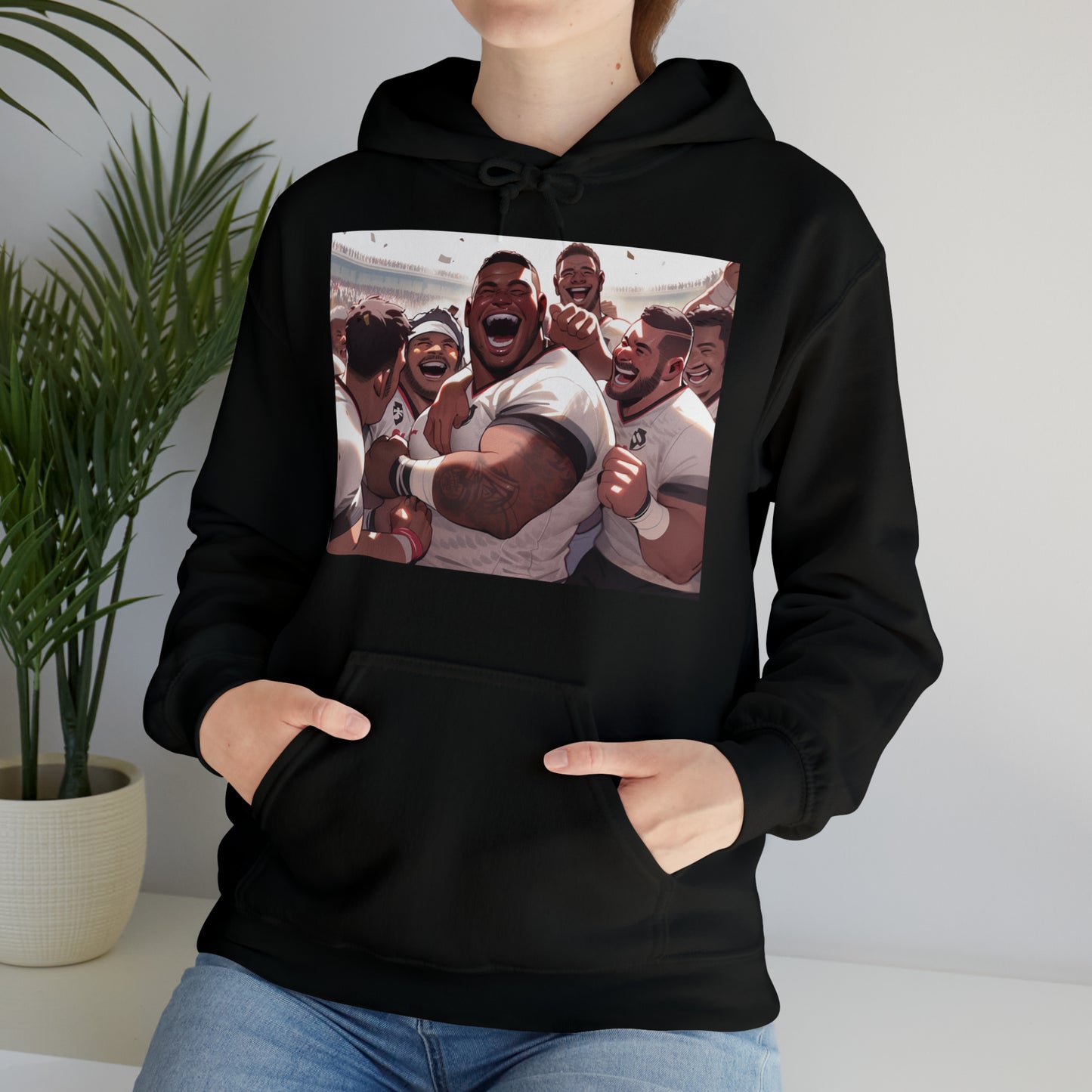 Celebrating Fiji - black hoodie