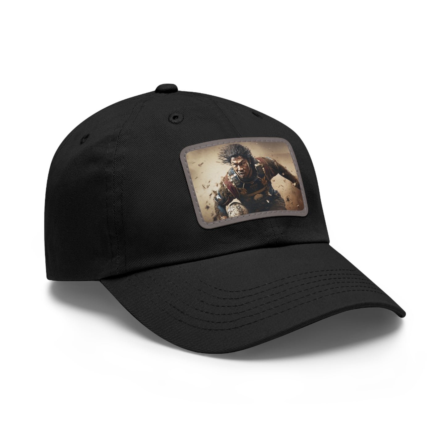 Samurai Rectangle Leather Patch Hat