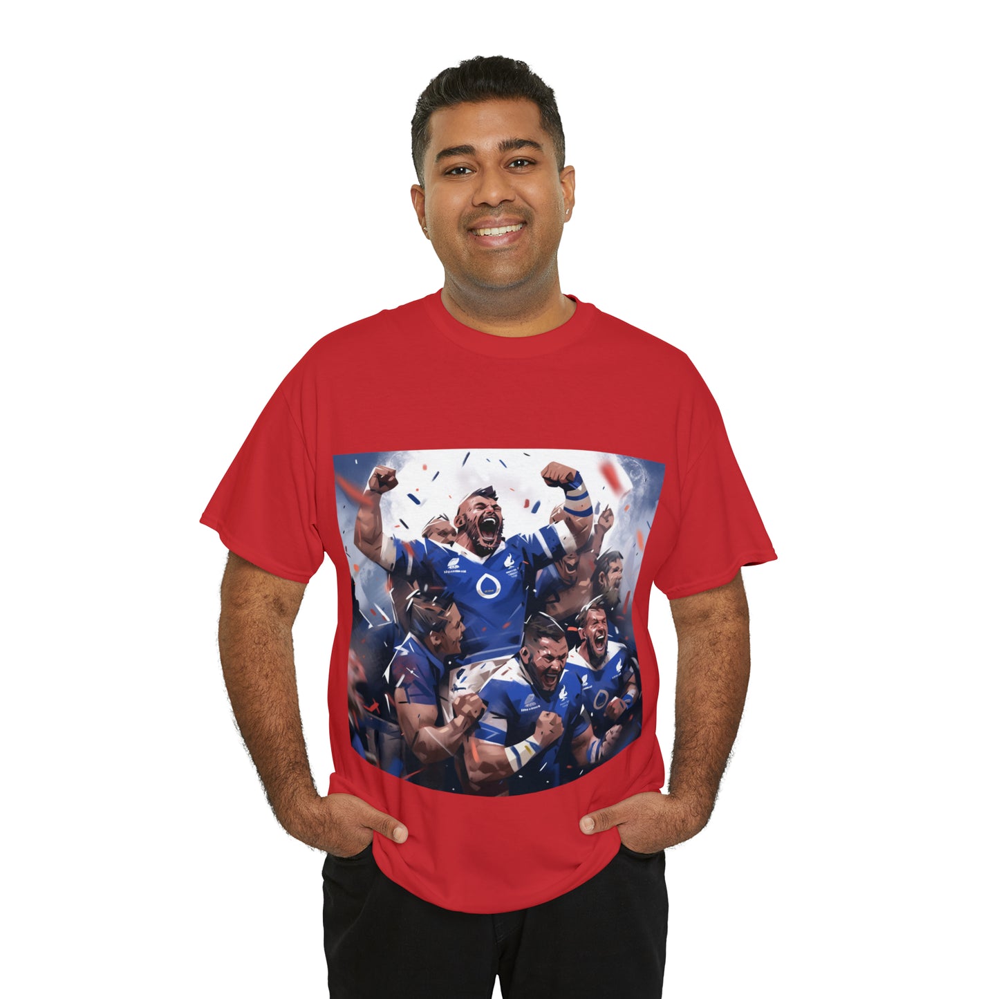 France Celebrating - dark shirts