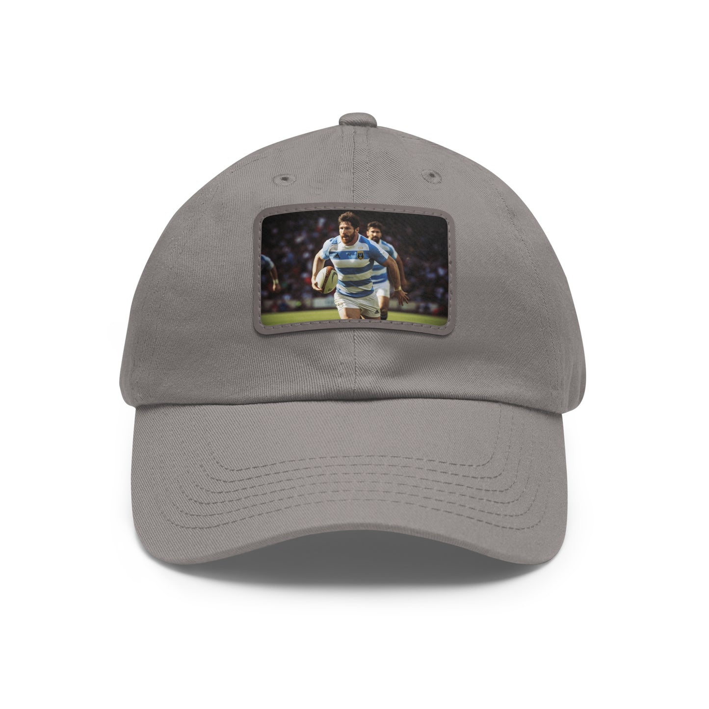 Rugby Messi Rectangle Leather Patch Hat
