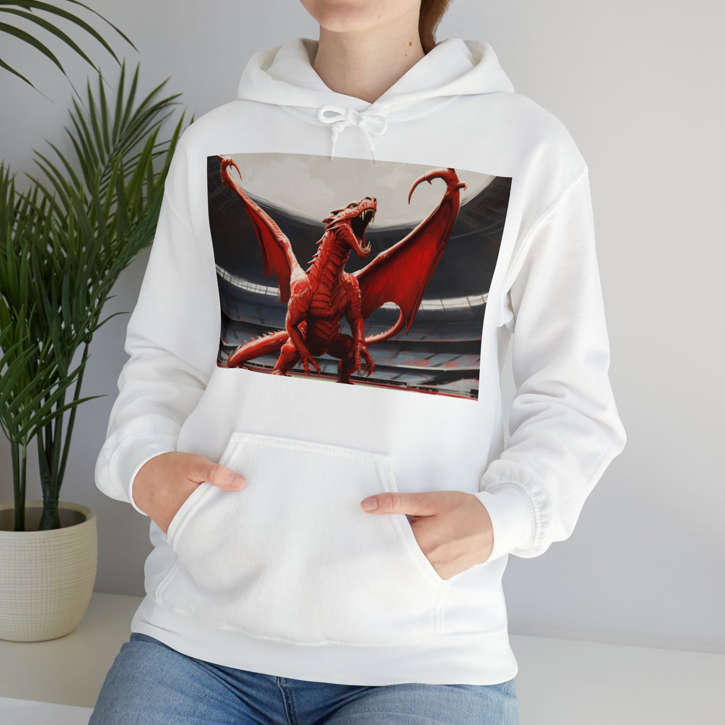 Welsh Dragon - light hoodies
