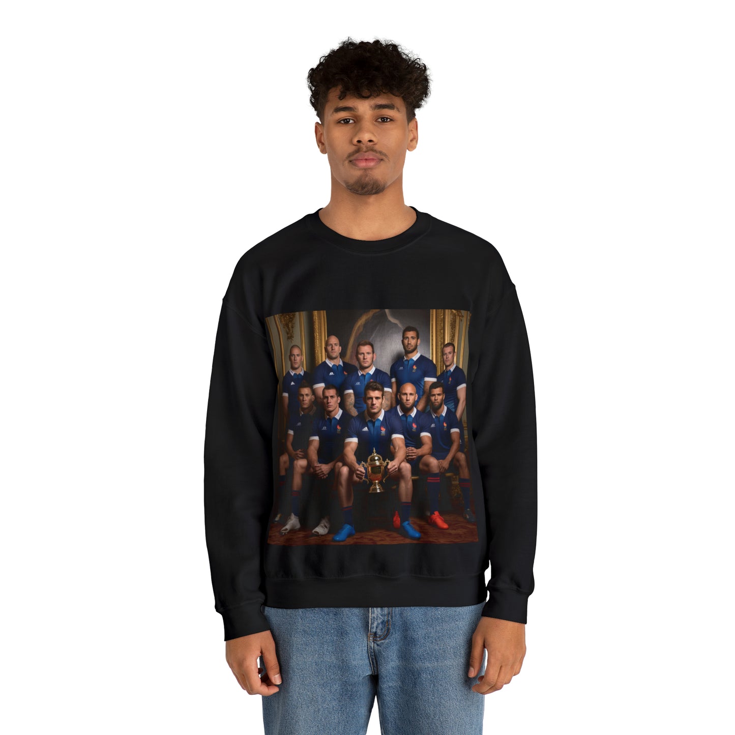 France World Cup Photoshoot - dark sweatshirts
