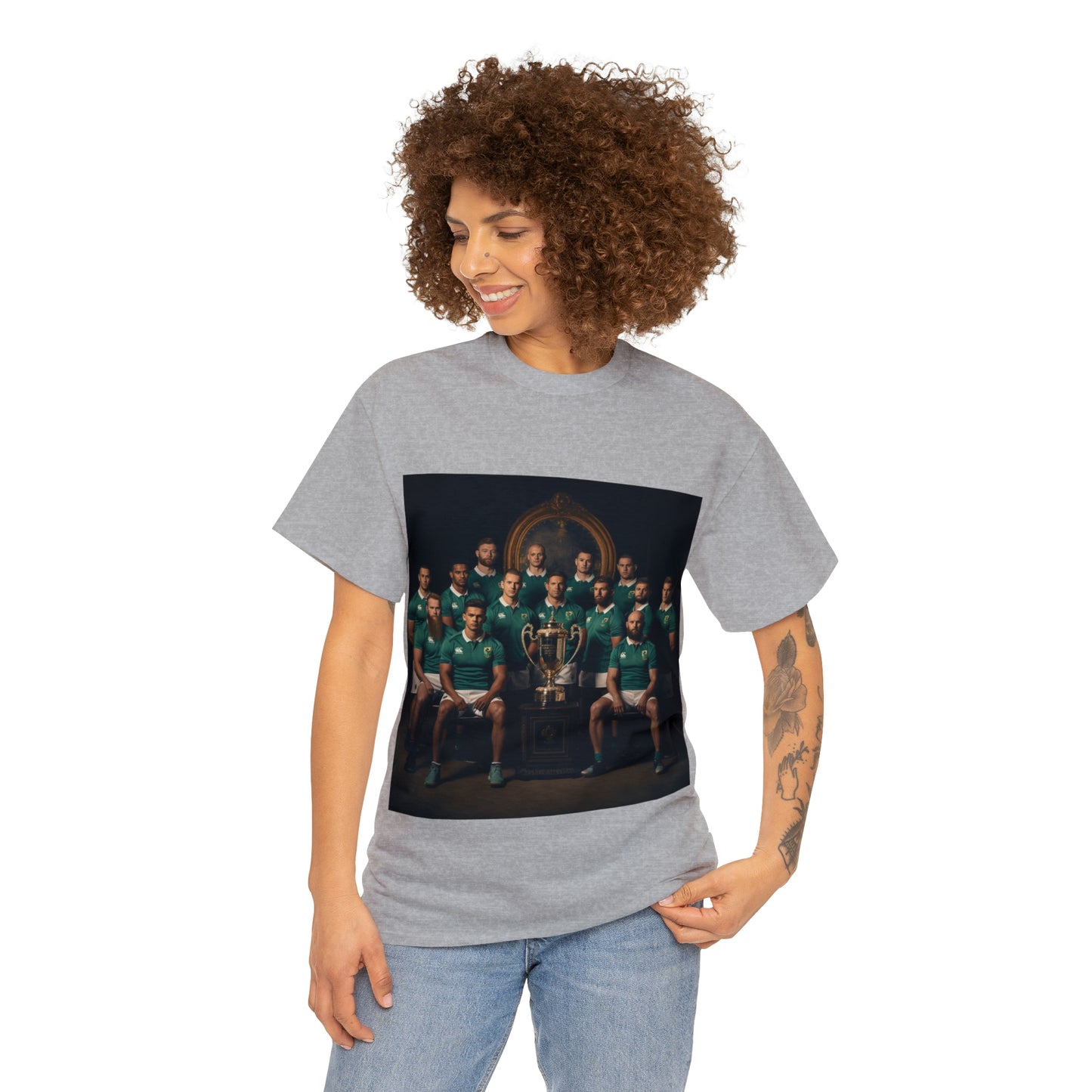 Ireland World Cup photoshoot - light shirts