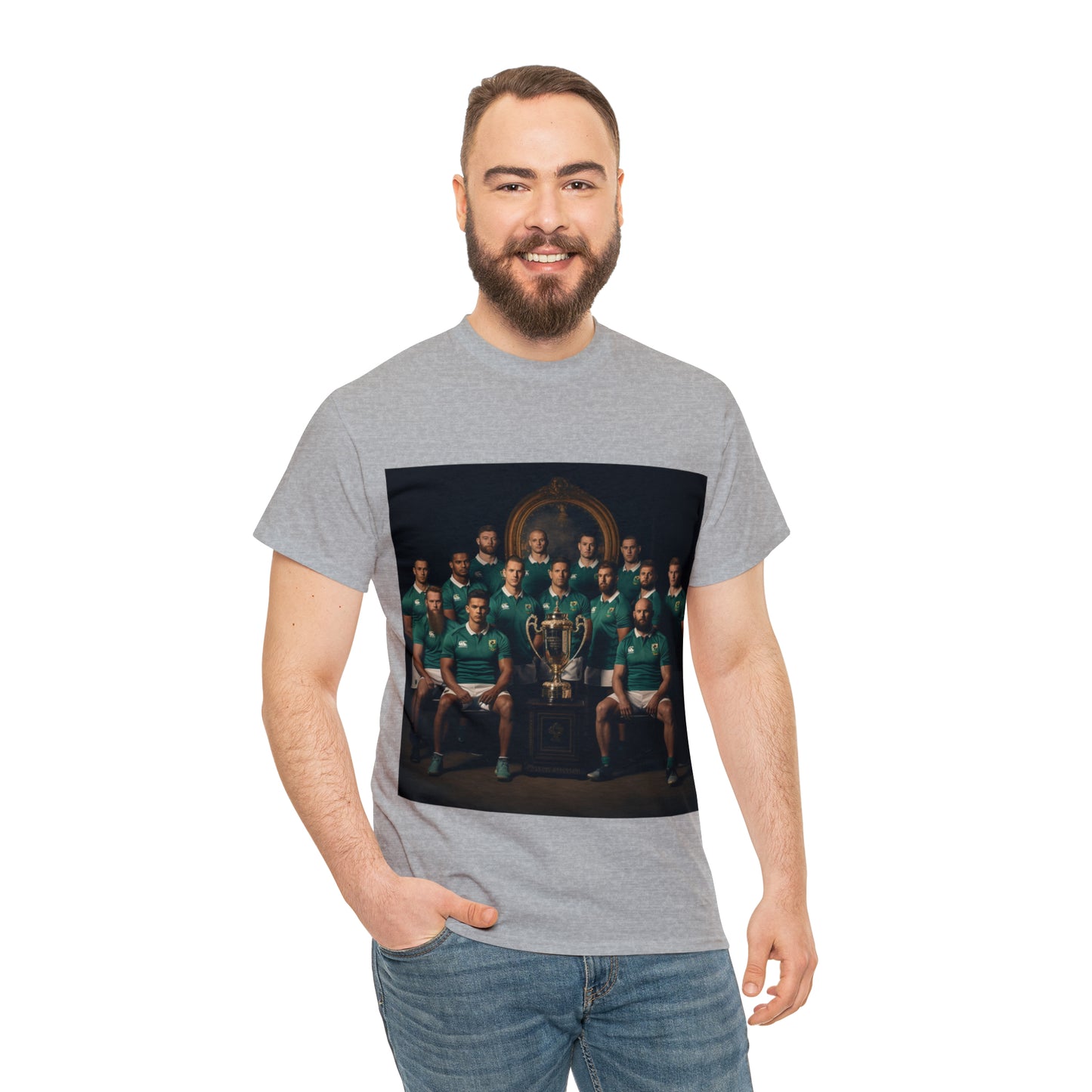Ireland World Cup photoshoot - light shirts