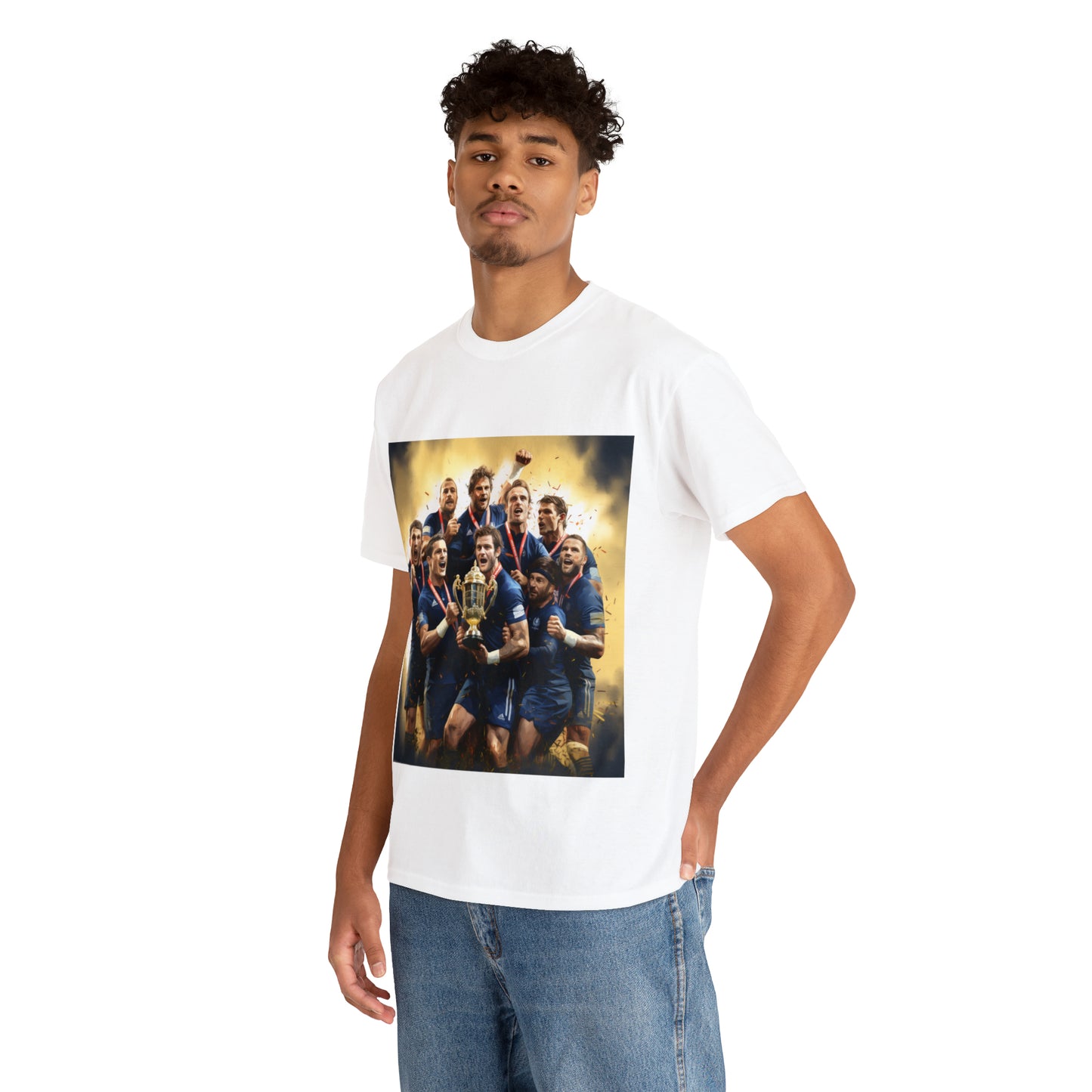 France Winning RWC 2023 - light shirts