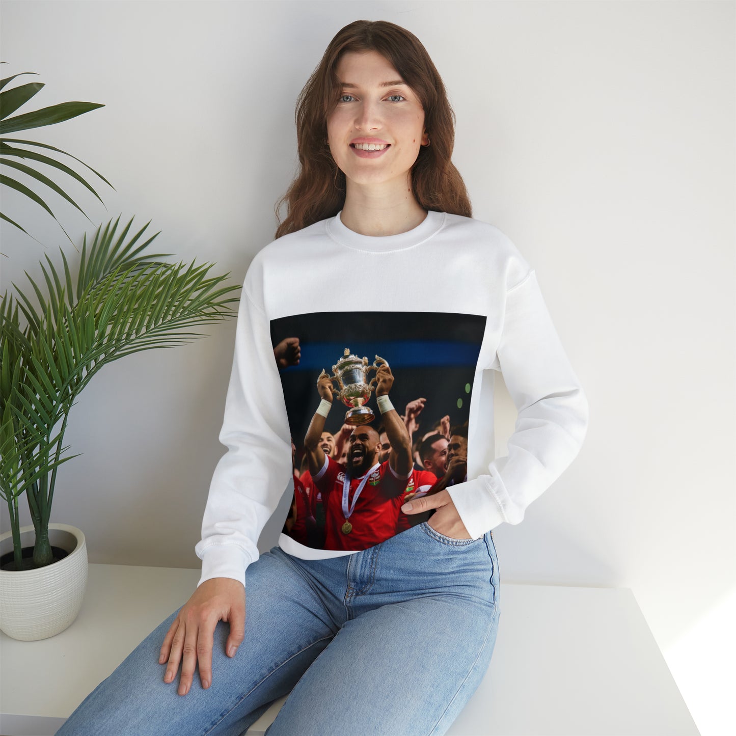 Tonga lifting the RWC - light sweatshirts