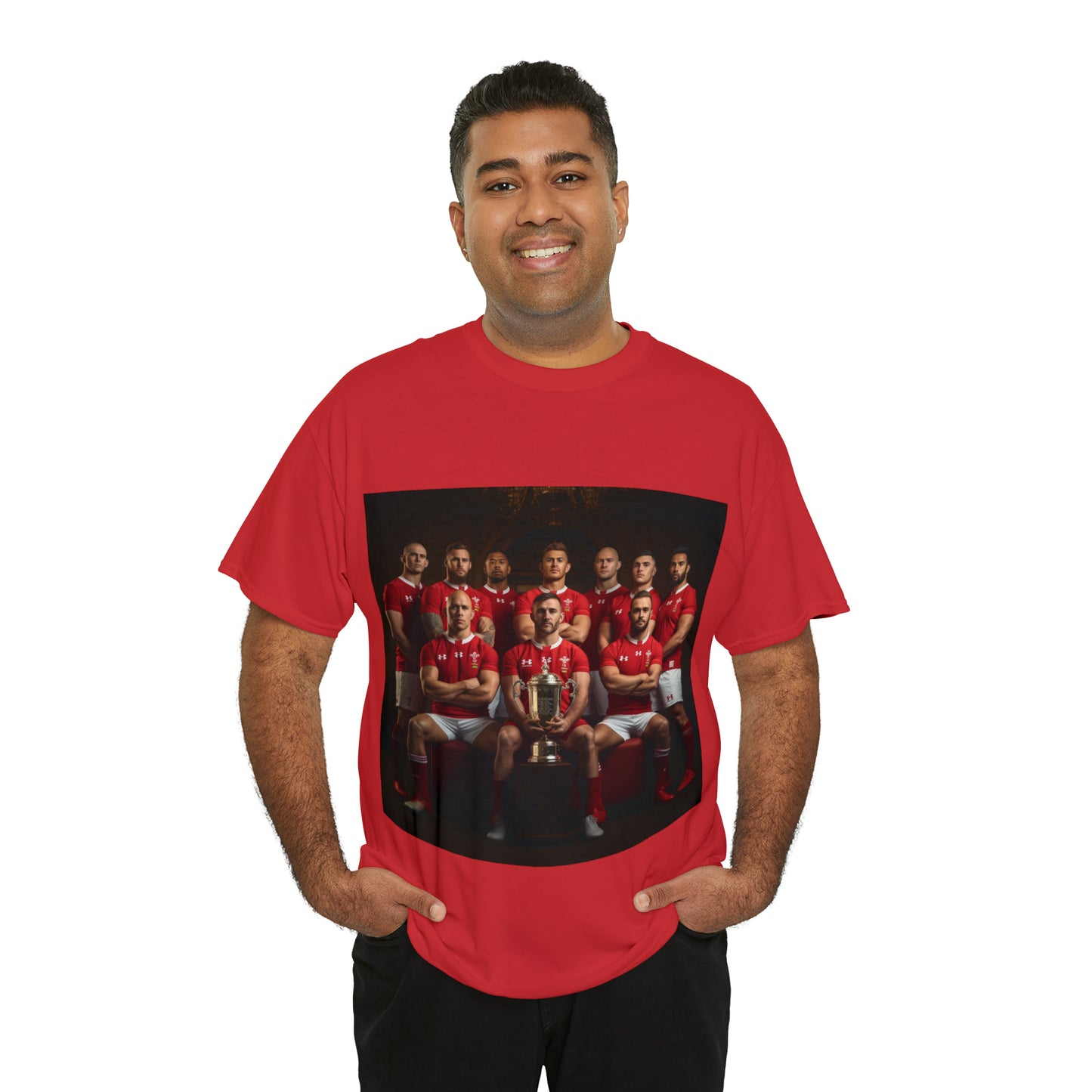 Wales RWC Photoshoot - dark shirts