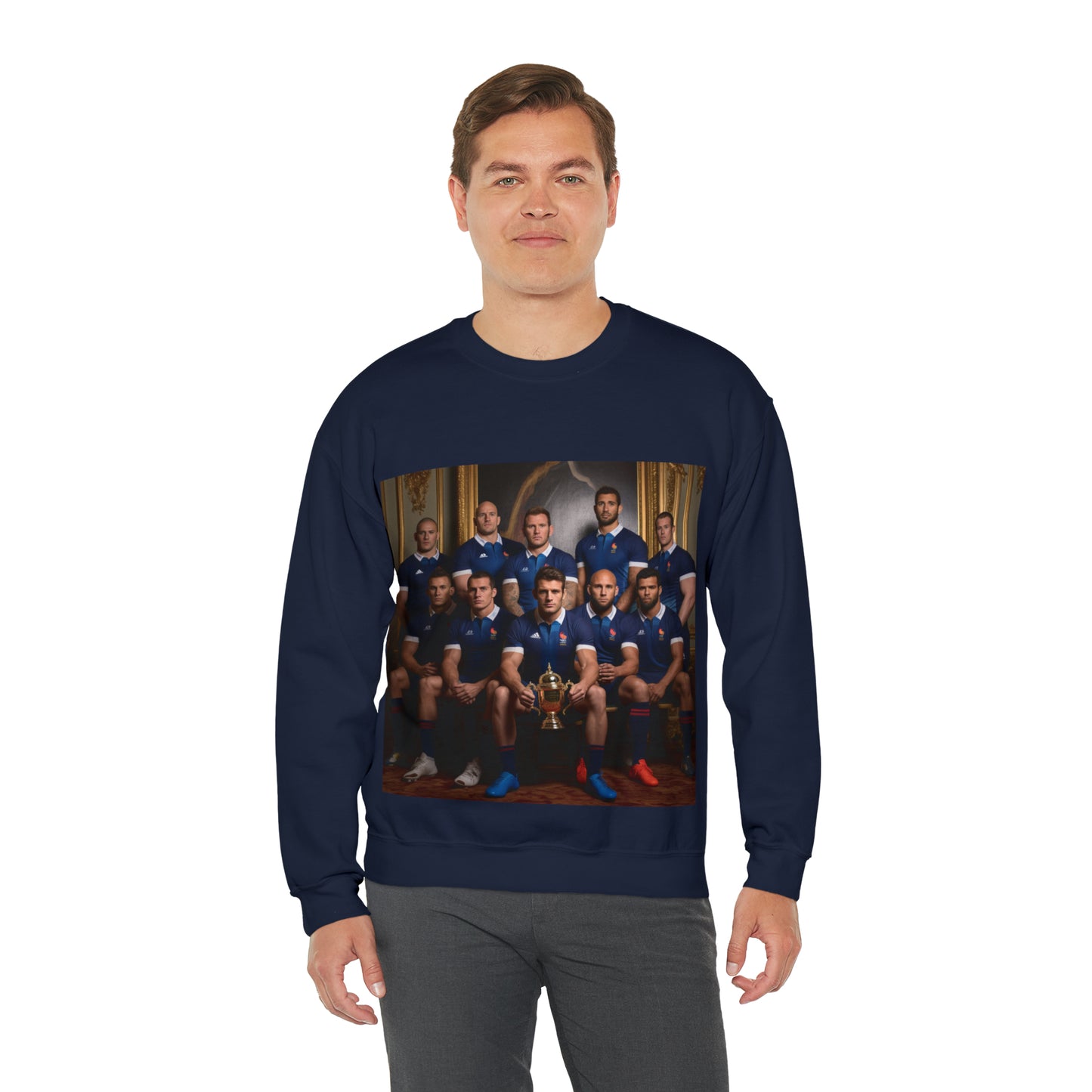 France World Cup Photoshoot - dark sweatshirts