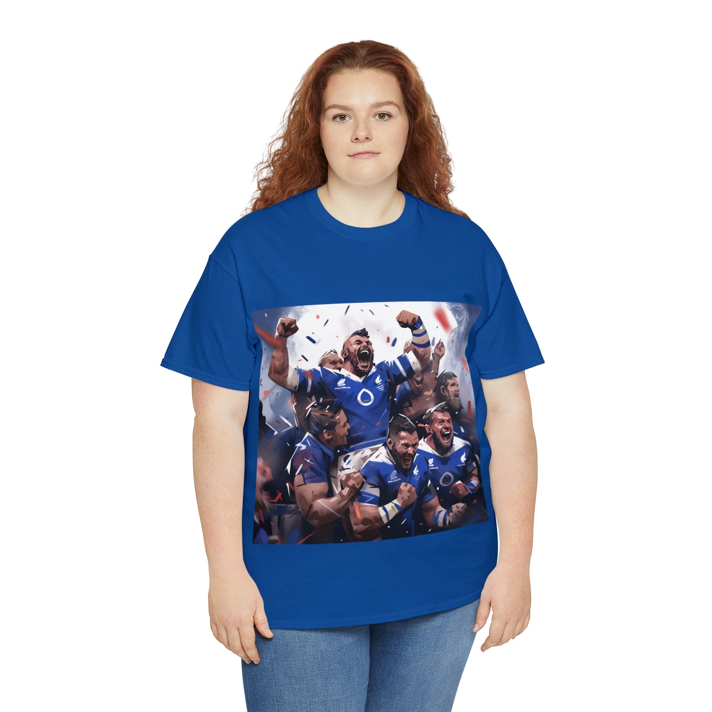 France Celebrating - dark shirts