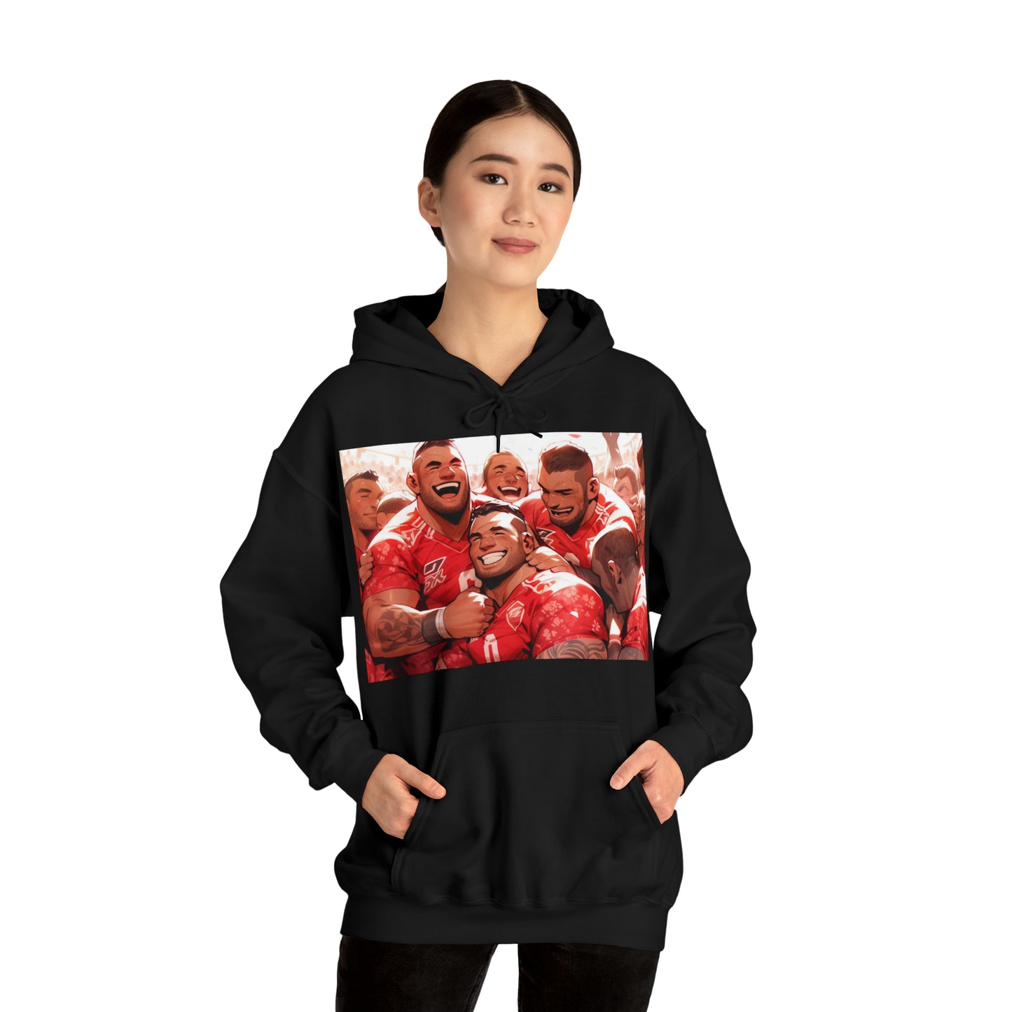 Happy Tonga - dark hoodies