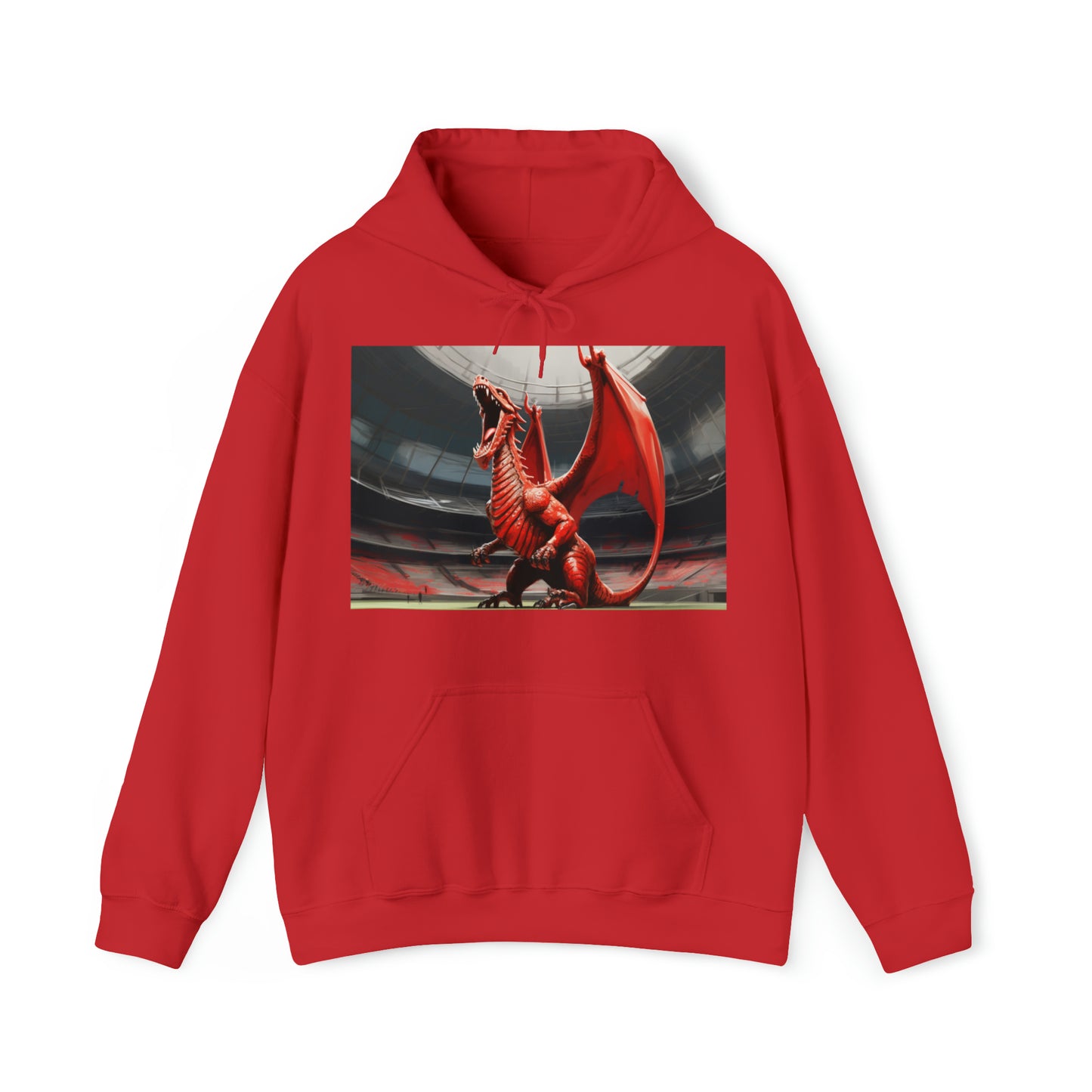 Welsh Dragon 2 - dark hoodies