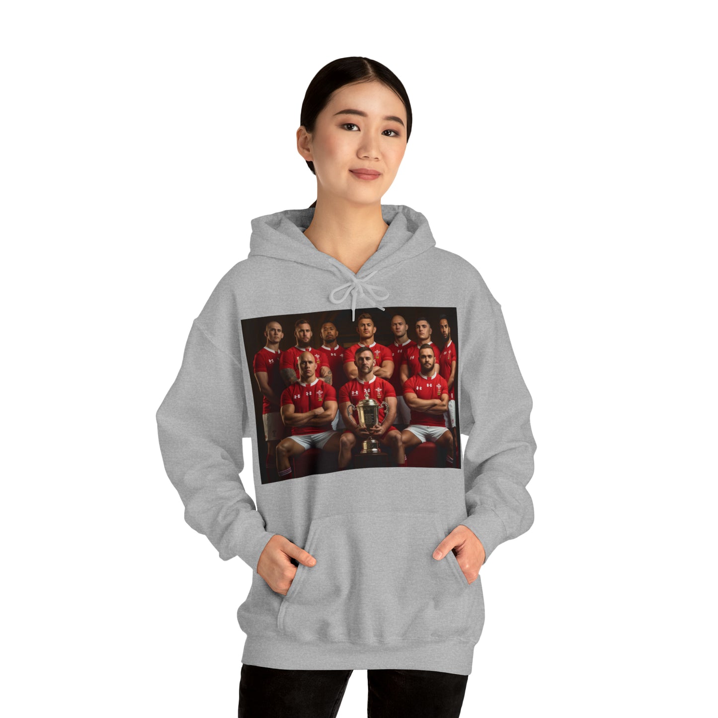 Wales RWC Photoshoot - light hoodies