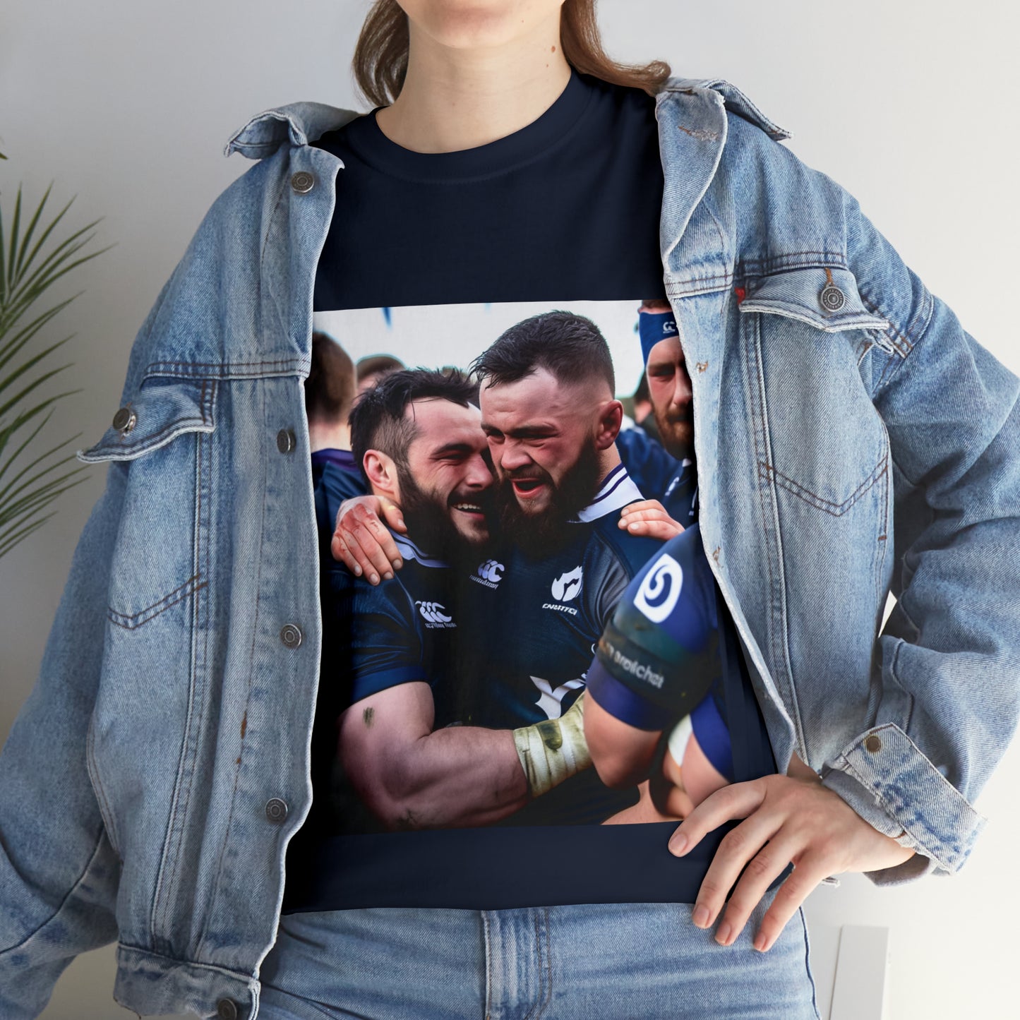Post Match Scotland - dark shirts