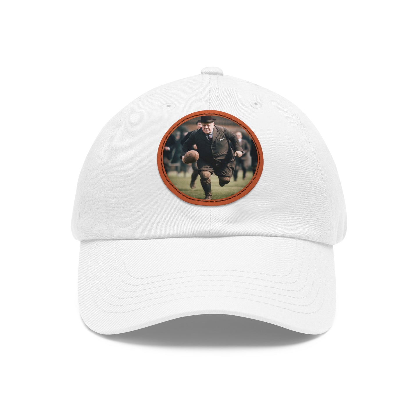 Winston Churchill Round Patch hat