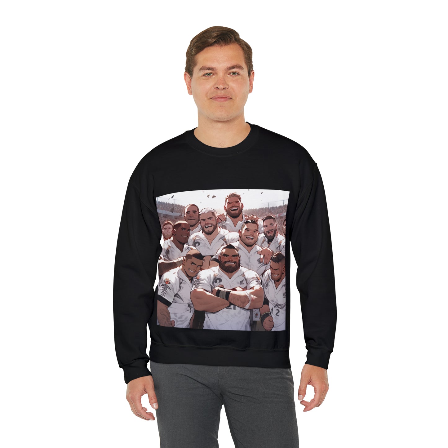 Comic book Fiji - black sweatshirt