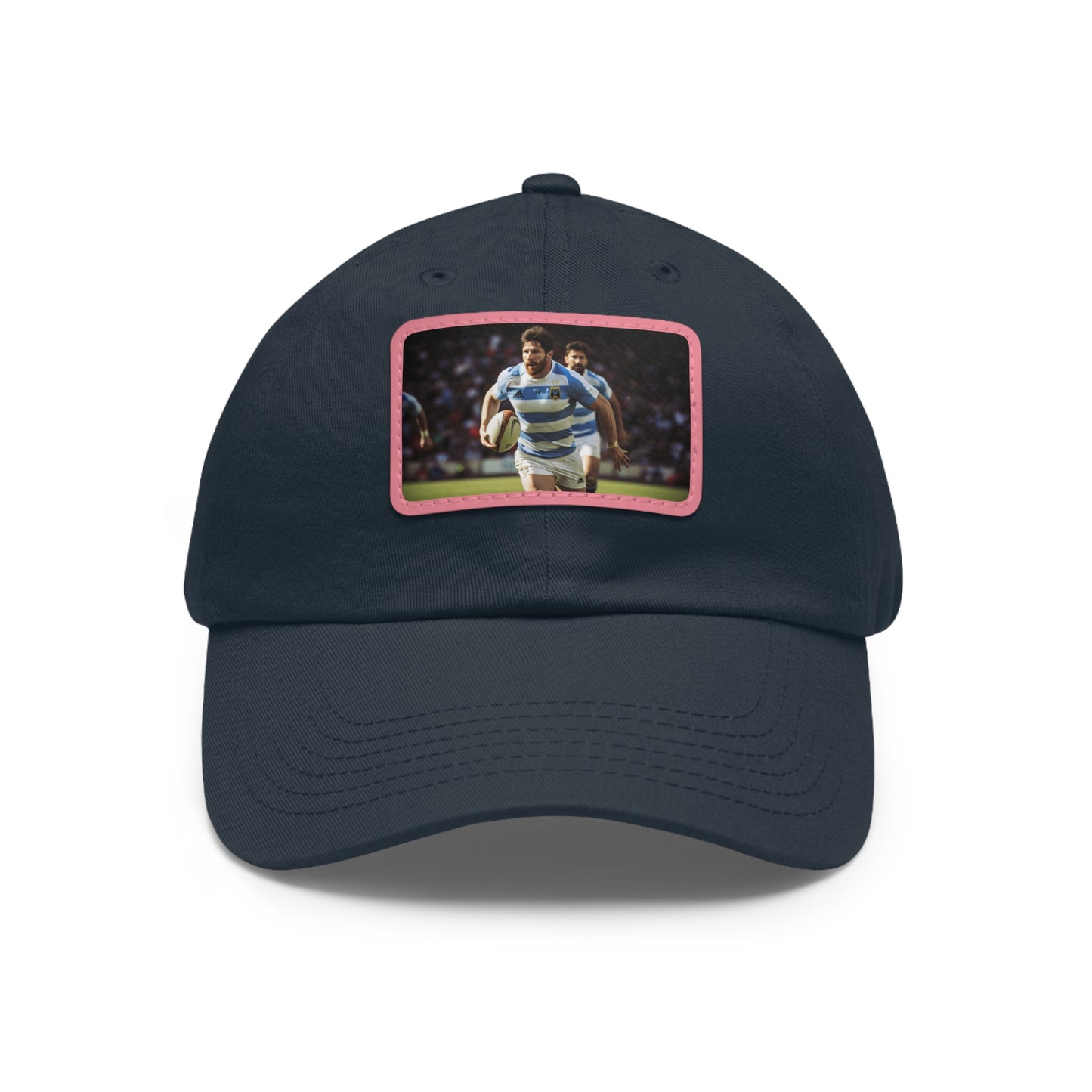 Rugby Messi Rectangle Leather Patch Hat