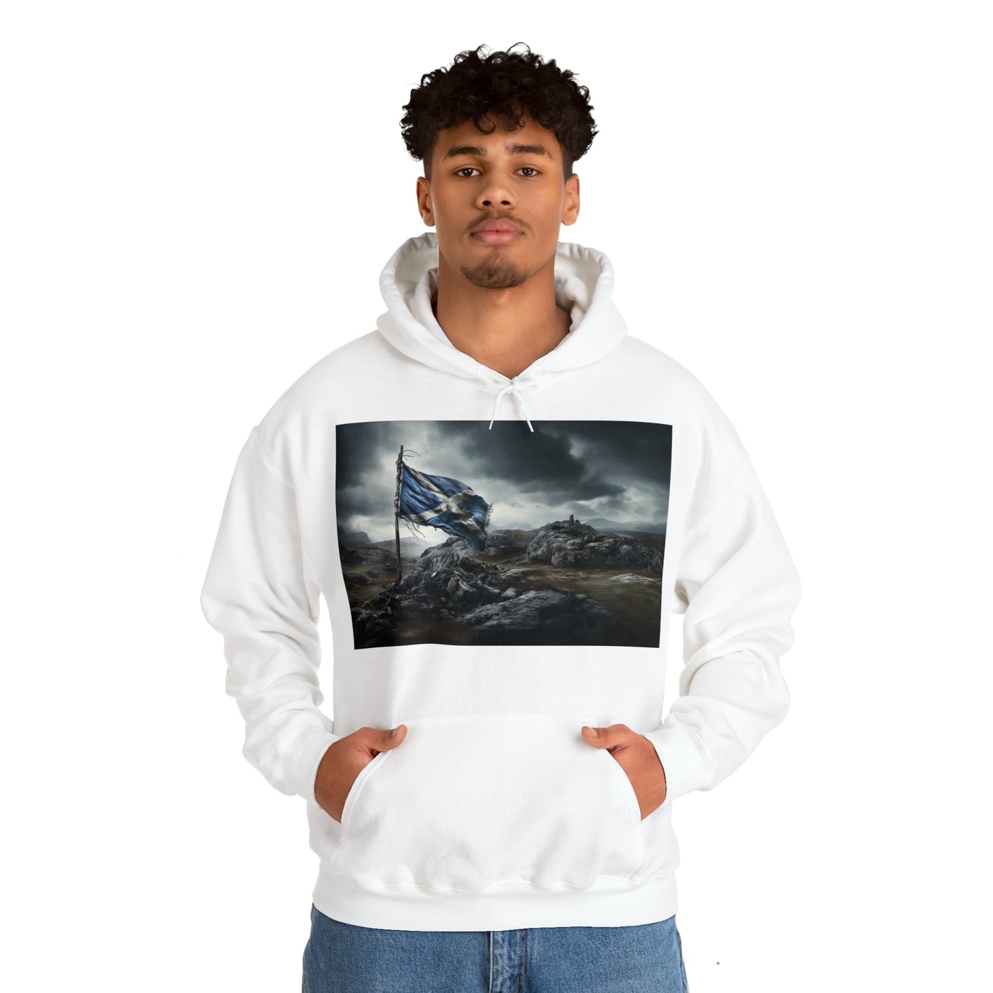 Scottish Flag - light hoodies
