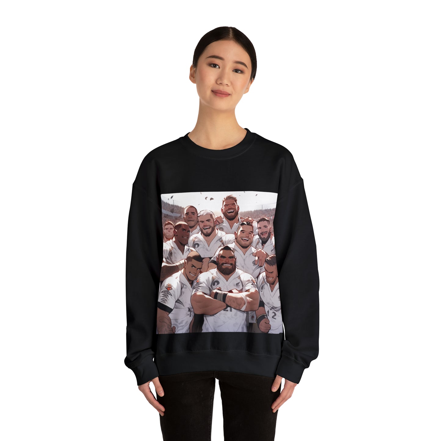 Comic book Fiji - black sweatshirt