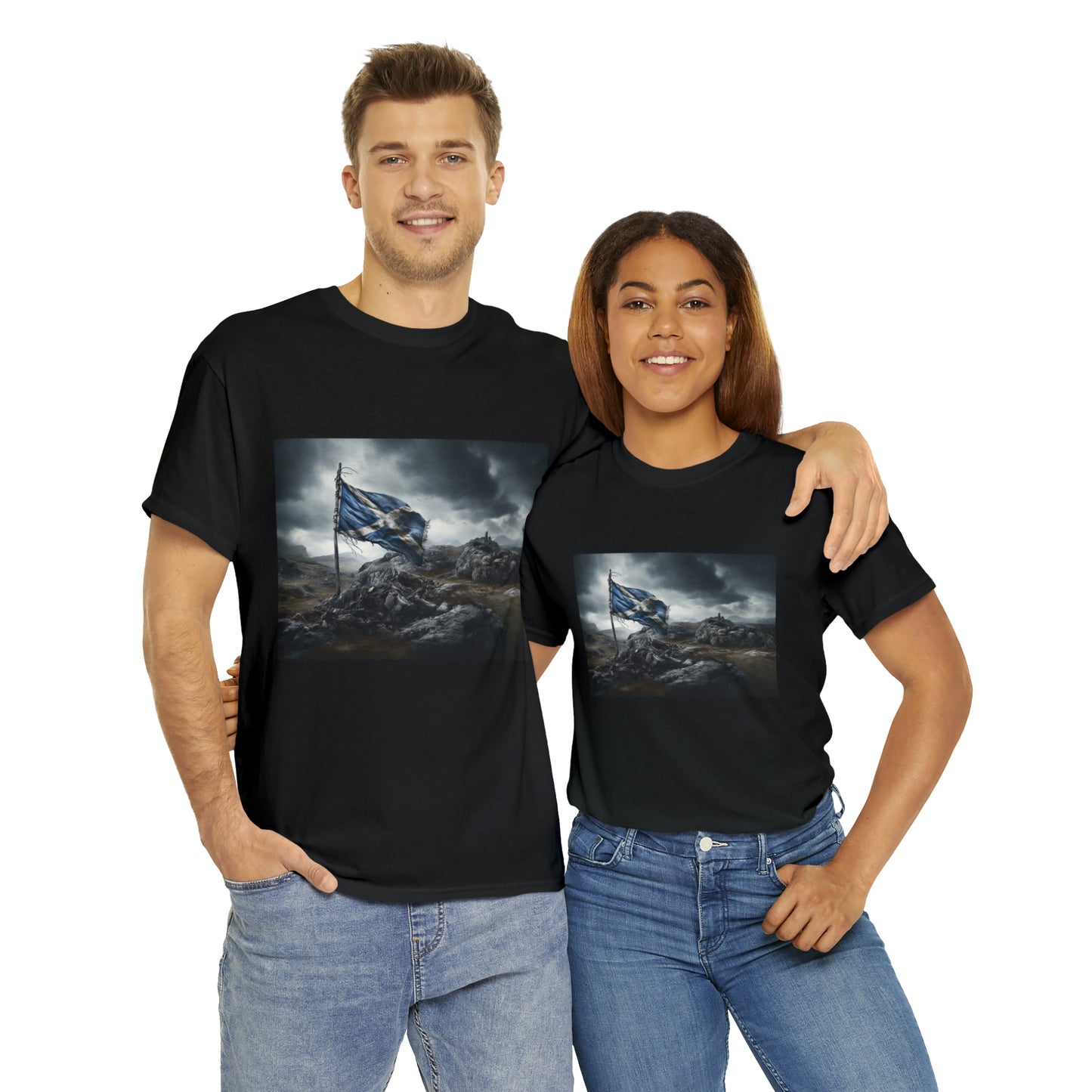 Scottish Flag - dark shirts