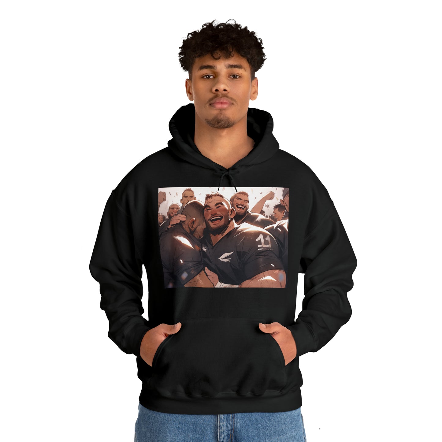 All Blacks Celebrating - black hoodie