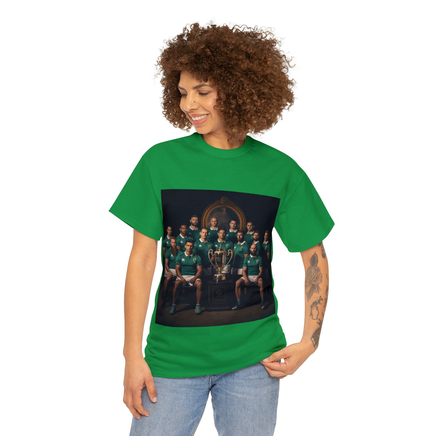 Ireland World Cup photoshoot - dark shirts
