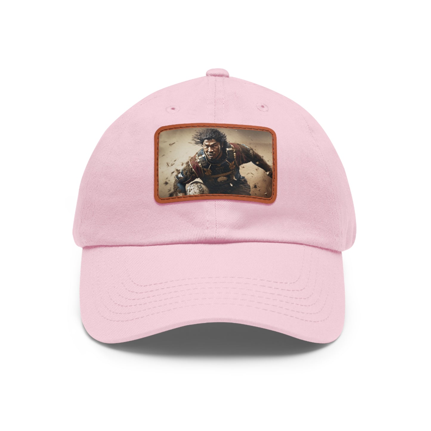 Samurai Rectangle Leather Patch Hat