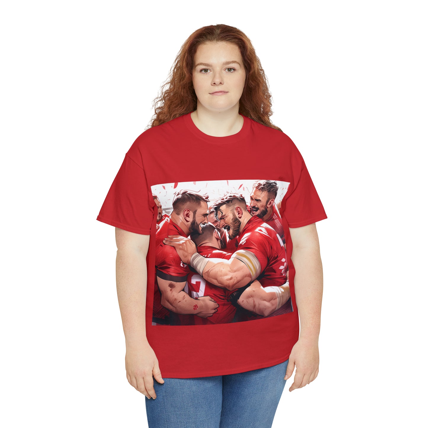 Post Match Wales - dark shirts