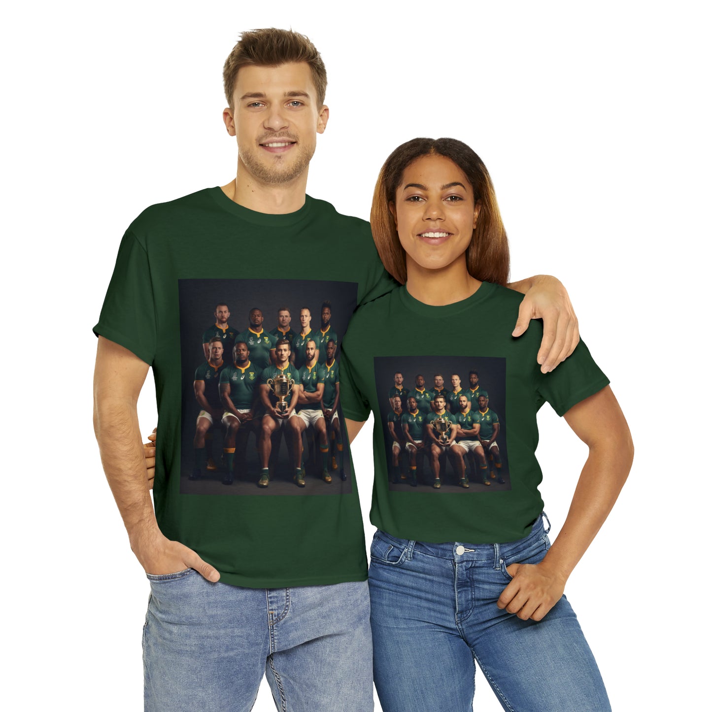 Springbok RWC photoshoot - dark shirts