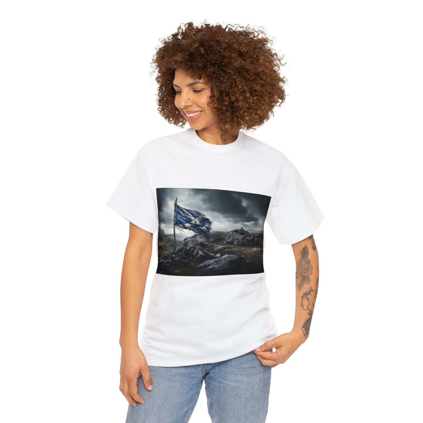 Scottish Flag - light shirts