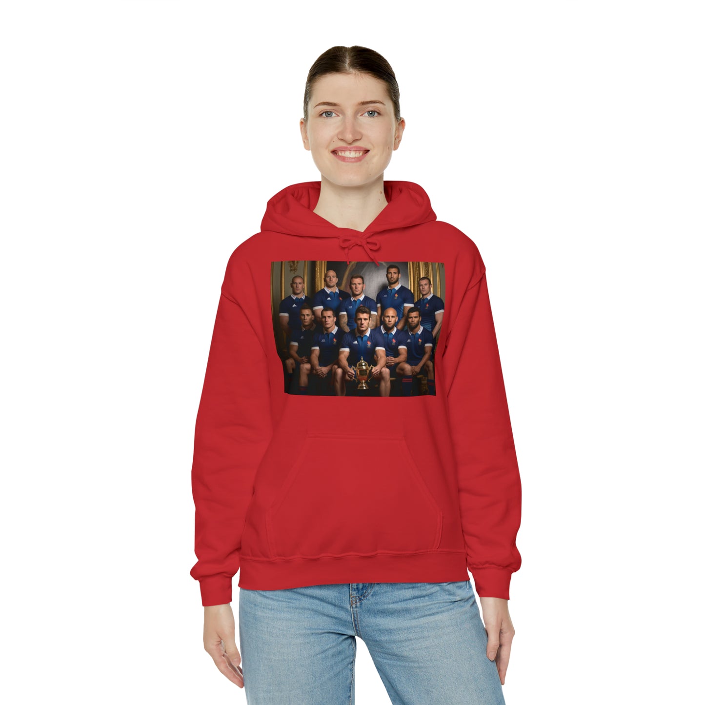 France World Cup Photoshoot - dark hoodies