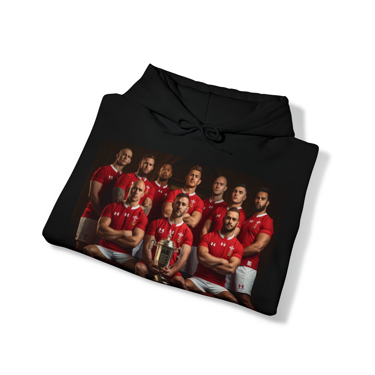 Wales RWC Photoshoot - dark hoodies