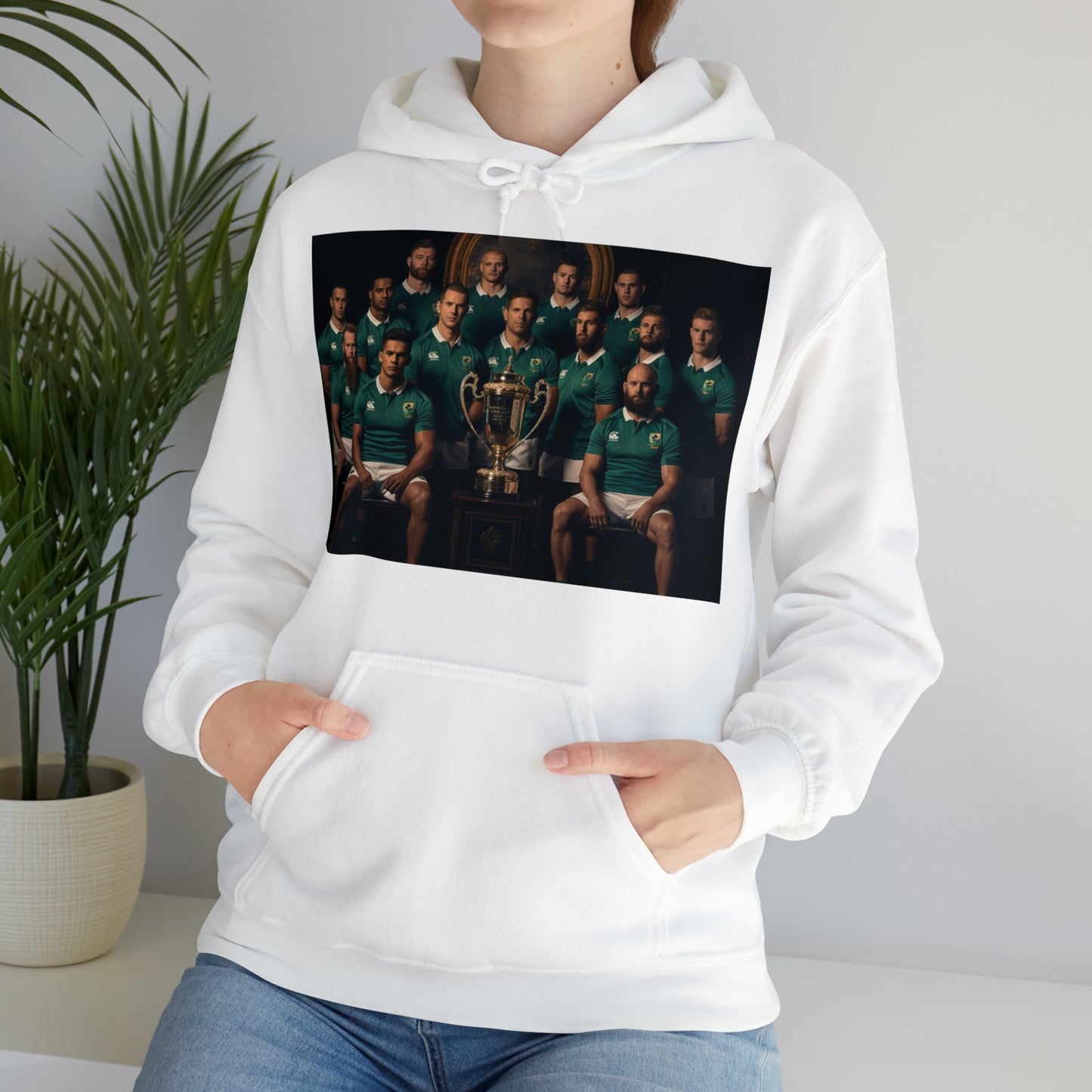 Ireland World Cup photoshoot - light hoodies